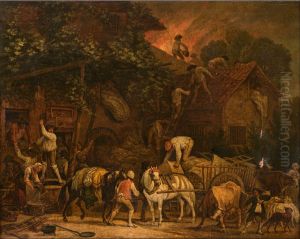 Fighting a fire