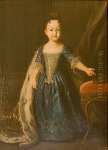 Portrait of Natalia Romanov (1718-1725) by Louis Caravaque