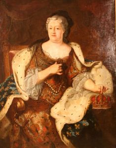 Elisabeth Charlotte d'Orleans (1676-1744) as Duchess of Lorraine by Hyacinthe Rigaud