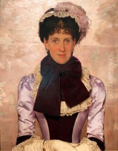 Bildnis einer Frau by Karl Gussow