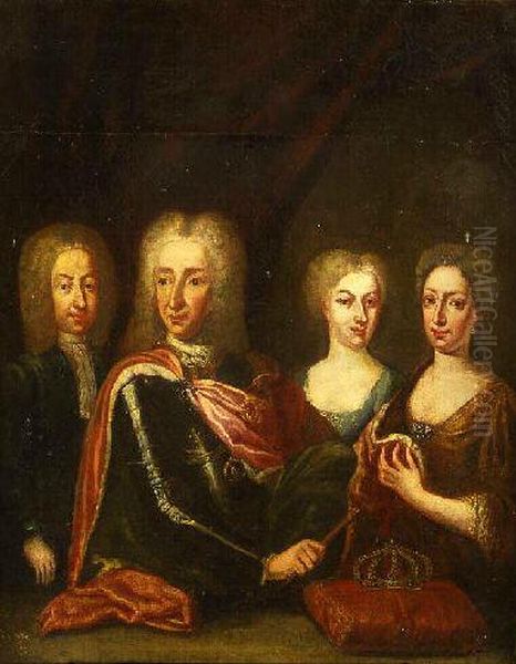 Victor Amadeus II and his family. - view 1