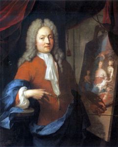 Self-portrait by Mattheus Terwesten