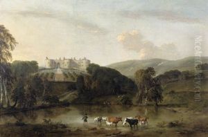 Chirk Castle from the North by Peter Tillemans