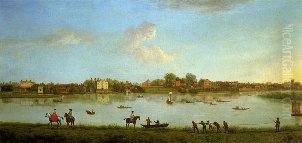 Prospect of the River Thames at Twickenham - view 1