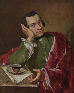 Portrait of a gentleman with coffee cup