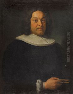 Bildnis Johann Jakob Morell (1675-1747), Pfarrer zu Veltheim und am Berner Munster, ab 1744 Dekan, Badkonzessionar zu Schinznach. by Johann Rudolf Huber