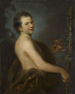 Self-portrait as Bacchus by Alexis Grimou