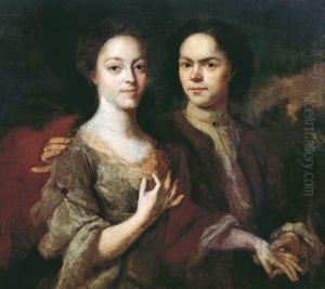 Self-portrait with wife Self-portrait with wife
