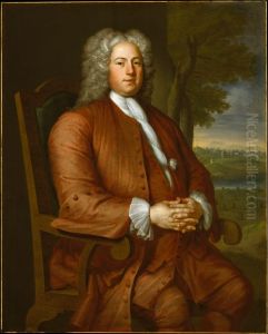 Portrait of Francis Brinley. Portrait of Francis Brinley.