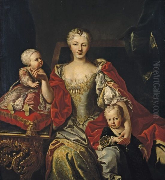 Ritratto di Polissena d'Assia-Rheinfels con i figli - view 1