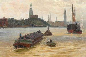 Parti fra Hamborg Havn.