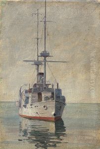A Danish cruiser.