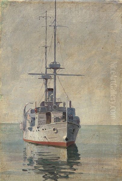 En dansk krydser. - view 1