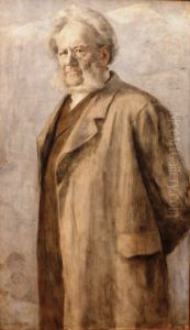 Portrait of Henrik Ibsen by Erik Werenskiold