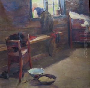 Farmhouse interior by Bernt Gronvold