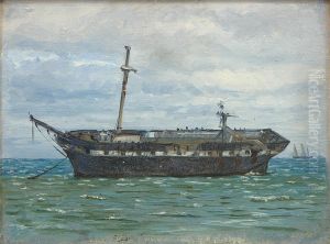 A stranded ship. A stranded ship.