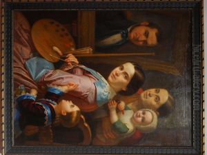 Autorretrato con familia