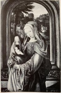 Madonna and Child with Saint Anne by Jacob Cornelisz Van Oostsanen