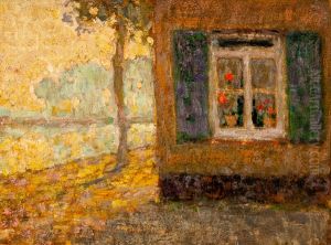 "Le chemin du canal a Graveline" by Henri Le Sidaner