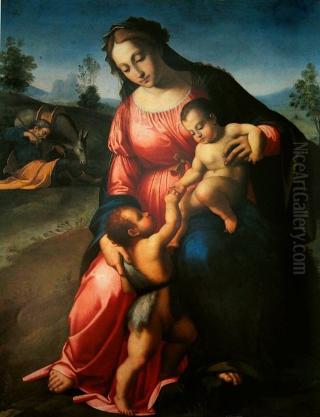 Holy Family with St. John. - view 1