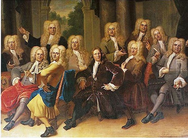 Regents of the city craft children's house of the province Utrecht - AD 1731 - view 1