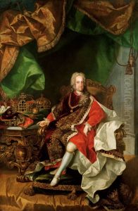 Portrait ofCharles VI, Holy Roman Emperor(1685-1740) by Johann-Gottfried Auerbach