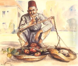 Marchand Ambulant A Beyrouth.