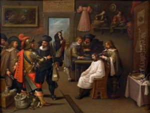 Interior of a Barbershop