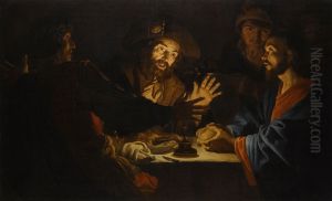 Supper at Emmaus by Matthias Stom