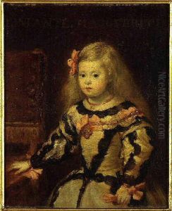 portrait of Infantin Maria Margarita by Diego Rodriguez de Silva y Velazquez