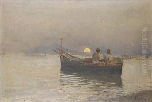 Il Tramonto Dei Pescatori A Portici