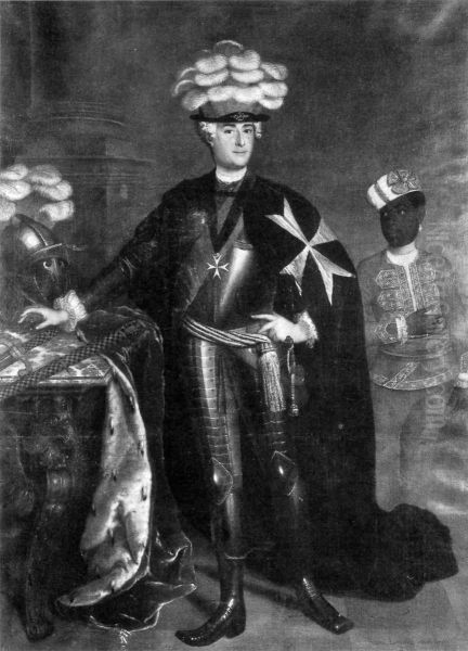 Margrave Karl Friedrich Albrecht of Brandenburg-Schwedt and a black boy - view 1