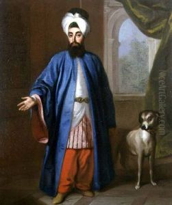 Portrait of Sahid Mehemet Effendi Emissary to the Swedish Court in 1733