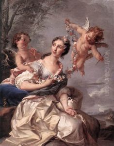 Portrait of Madame de Conti as Venus by Noel-Nicolas Coypel