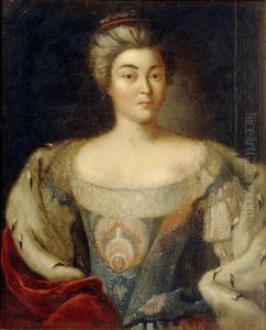 Princess Alexandra Kurakina, nee Panina (1711-1786) by Johann Balthasar Frankart