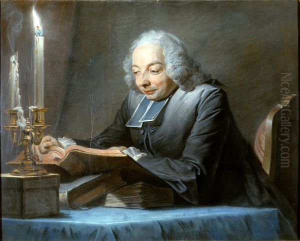 The Abbe Jean-Jacques Huber Reading(1699 -1747) - view 1