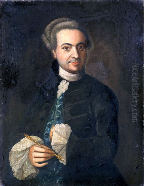 Selbstbildnis des Malers Ludolf Ernst Andreas Lafontaine (1704-1774) - view 1