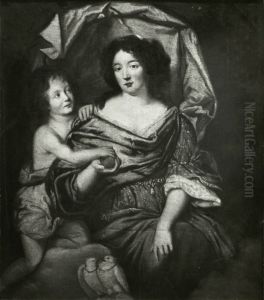 Mme de Montespan et le duc du Maine by Pierre Mignard I
