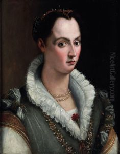 Ritratto di nobildonna con garofano rosso Ritratto di nobildonna con garofano rosso