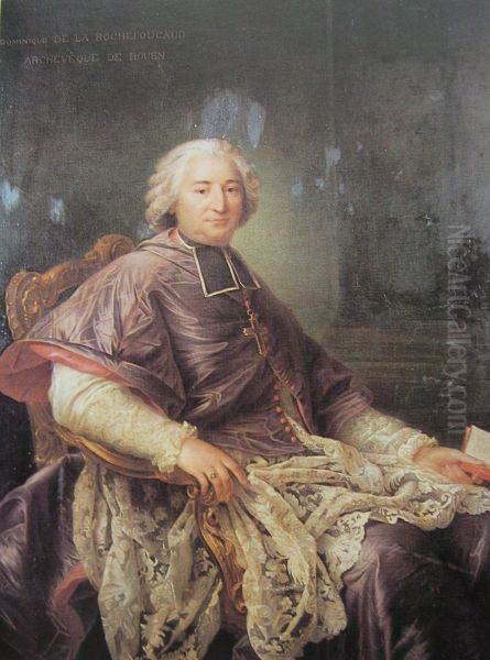 Portrait of Cardinal de la Rochefoucauld (Dominique de la Rochefoucauld), Archbishop of Rouen - view 1