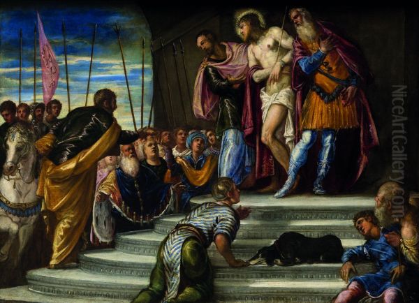 Ecce Homo or Pontius Pilate Presenting Christ to the Crowd - view 1
