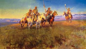Red Man's Wireless by Charles Marion Russell