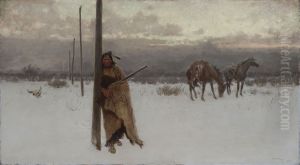 The Song of the Talking Wire by Henry Farny