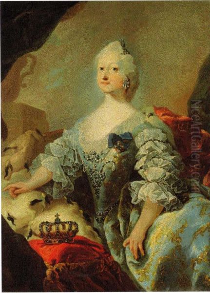 Queen Louise of Denmark in her Coronation Robes - view 1