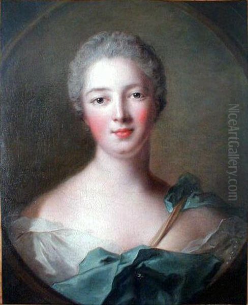 Portrait ofMadame de PompadourasDiane - view 1
