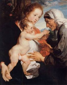 The Madoona with the Child and Saint Anne by Sir Anthony Van Dyck