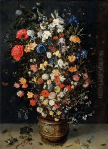 Bouquet of flowers by Jan Brughel