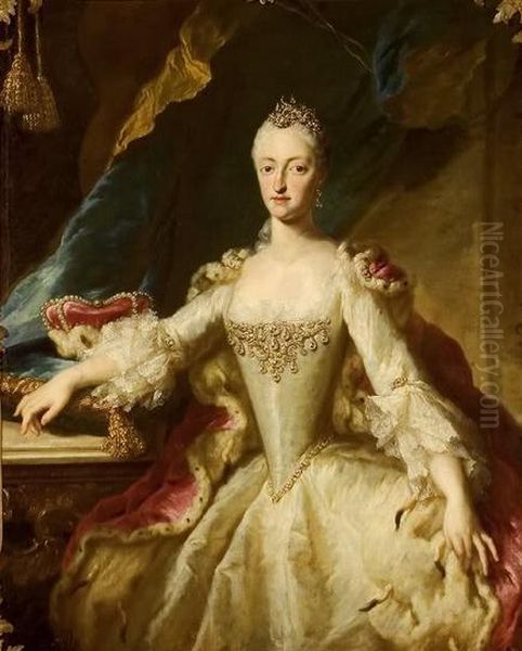 Portrat der Herzogin Maria Anna Josepha of Bavaria (1734-1776), future Margravine of Baden-Baden - view 1