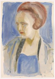 Female Portrait by Edvard Munch