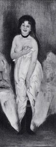 Das lustige Madchen by Lovis (Franz Heinrich Louis) Corinth